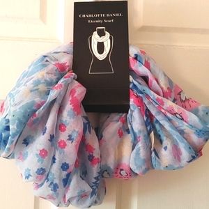Charlotte Daniel Floral Eternity Scarf